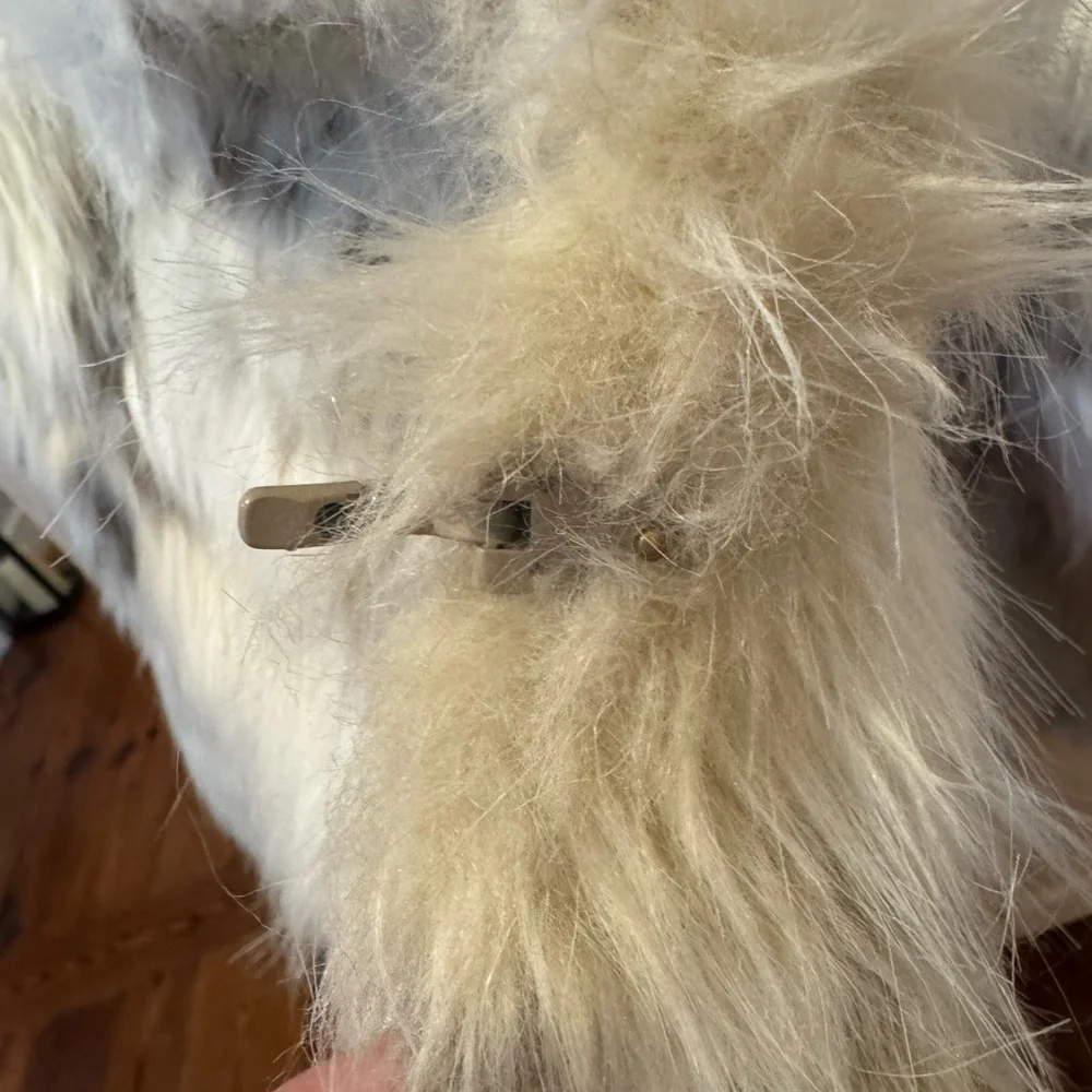 Anthropology, Pilcro Faux Fur Teddy Jacket - Cream and Brown - Picture 4 of 15